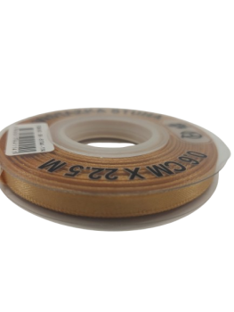 Juostelė atlasinė šv.rudos sp.6mmx22,5m