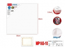 Drobė ant porėmio 30x30x3,5cm medvilnė 380g MOTARRO