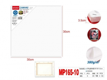 Drobė ant porėmio 30x30x3,5cm medvilnė 380g MOTARRO