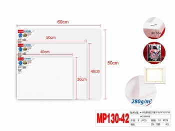 Drobė ant porėmio 3vnt 50x60cm 40x50cm 30x40cm medvilnė 280g MOTARRO
