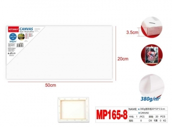 Drobė ant porėmio 20x50x3,5cm medvilnė 380g MOTARRO