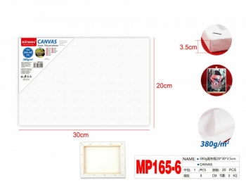 Drobė ant porėmio 20x30x3,5cm medvilnė 380g MOTARRO