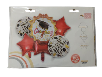 Balionų rinkinys iš folijos 5vnt