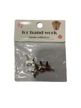 Pakabutis grandinėlei sidabro sp.19mm 8vnt