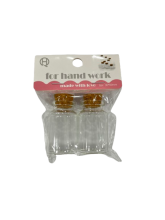 Buteliukai stikliniai su kamštiniu dangčiu 2vnt 30x50mm