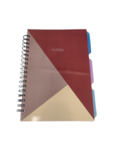 Bloknotas Triagle su spirale  B6 100l lang, 65gsm