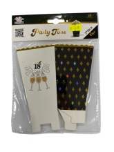 Dėžutė popkornui 6vnt 5x11cm