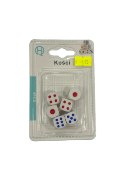 Kauliukai stalo žaidimams 6vnt