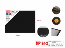 Drobė ant porėmio 30x40cm medvilnė 280g juodos sp MOTARRO