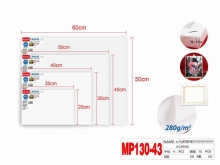 Drobė ant porėmio 4vnt 50x60cm 40x50cm 30x40cm 20x30cm medvilnė 280g MOTARRO