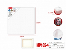 Drobė ant porėmio 20x20x3,5cm medvilnė 380g MOTARRO