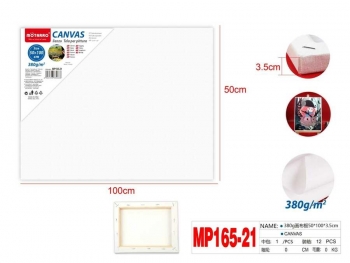 Drobė ant porėmio 50x100x3,5cm medvilnė 380g MOTARRO