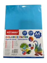 Spalvotas popierius MOTARRO 230gr 50lapų žalios sp