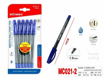 Tušinukų rinkinys 1,0mm 6vnt mėlynos sp MOTARRO