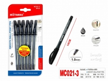 Tušinukų rinkinys 1,0mm 6vnt juodos sp MOTARRO