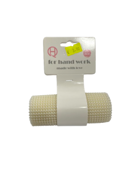 Juosta karoliukų baltos sp.11x60cm