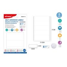 Lipnios etiketės MOTARRO baltos 31x100mm 5vnt x 5lapai