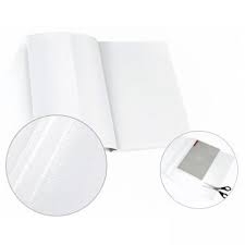 Aplankalai A4 sąsiuviniams, klijuojamas, skaidraus plastiko, 325x530mm, 5vnt