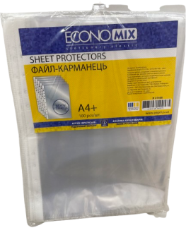 Įmautės BASIC.EconoMix.A4+.30mkr.skaidrios.100 vnt