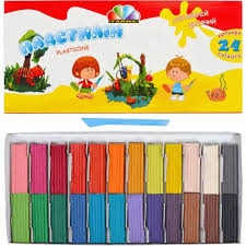 Plastilinas 24sp.480g GAMMA Ukraina