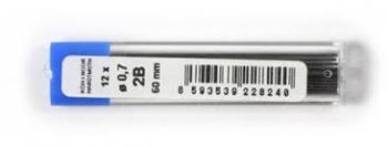 Širdelės automatiniam pieštukui Koh-I-Noor 0,7 2B