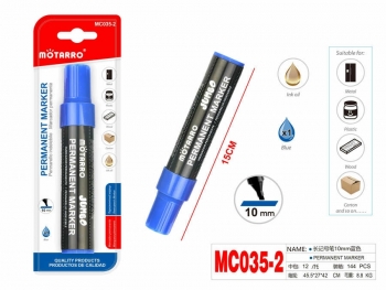 Markeris permanentinis 10mm mėlynos sp MOTARRO