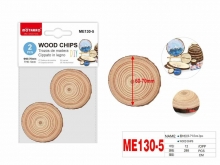 Medinė medžio skiltelė 5mm x 70mm 2vnt MOTARRO