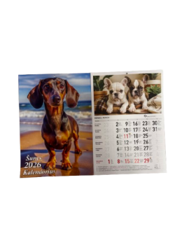 Kalendorius 2026 verčiamas A4