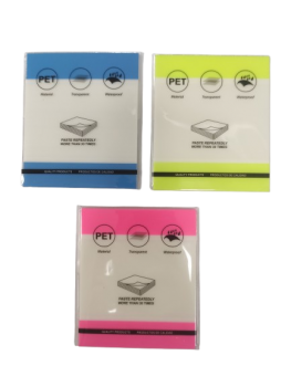 Indeksai lipnūs spalvoti plastikiniai 90x76mm 20lapų MOTARRO