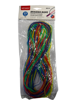 Plastiko virvelės pynimui 25vnt x 1m įvairių spalvų MOTARRO
