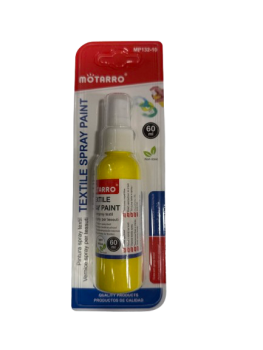 Purškiami dažai audiniams 60ml geltonos sp MOTARRO