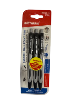 Tušinukų rinkinys 3vnt 0,7mm juodos sp MOTARRO