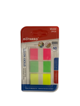 Indeksai lipnūs plastikiniai 25x45mm 3sp x 20lapų MOTARRO