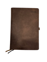 Kalendorius TRADITIONAL 2026 A5 ruda LT