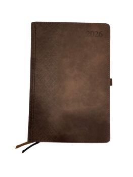 Kalendorius TRADITIONAL 2026 A5 ruda LT