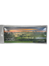 Kalendorius MEMO Card Morning 2026, 290 x 110 mm, kartoninis