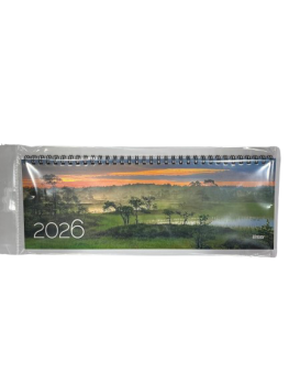 Kalendorius MEMO Card Morning 2026, 290 x 110 mm, kartoninis