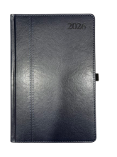 Kalendorius VADOVAS AMBASSADOR A5, 2026m, mėlyna