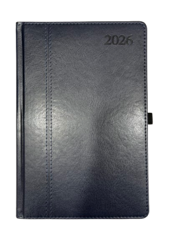 Kalendorius VADOVAS AMBASSADOR A5, 2026m, mėlyna