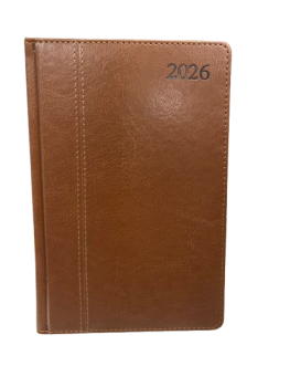Kalendorius VADOVAS AMBASSADOR A5, 2026m rudos sp.