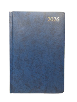 Darbo kalendorius 2026 A5 STANDARD tamsiai mėlynos spalvos