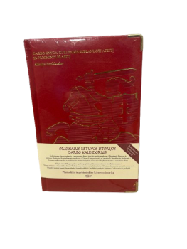 Istorinis kalendorius 2026, PU, A5, aukso spalvos kraštai, raudonos sp. LT