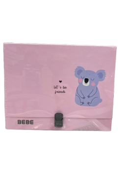 Rankinė su rankena C4 10cm BEBE Kids Pastel kartoninė INTERDRUK