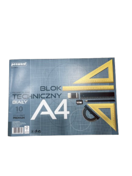 Popierius braižybai A4/10l. 250g/m2 PREMIUM PENWORD