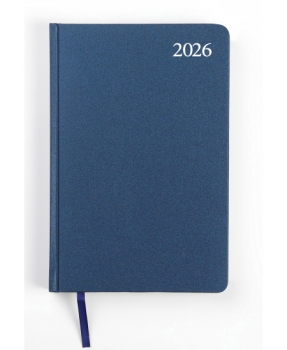 Darbo knyga 2026 m. A5 mėlynos spalvos