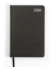 Darbo knyga 2026m. A5 STANDARD juodos matinės spalvos