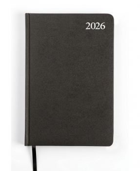 Darbo knyga 2026m. A5 STANDARD juodos matinės spalvos