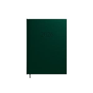 Kalendorius MANAGER A5, 2026m tamsiai žalios sp., PU