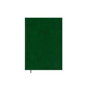 Kalendorius MANAGER A5, 2026m t. žalios sp., PVC