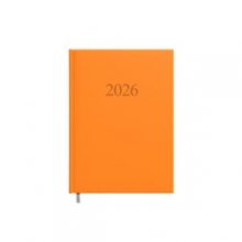 Kalendorius MANAGER A5, 2026m oranžinės spalvos, PU
